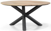 Dining Tuintafel rond 150 cm Grijs Fabriano