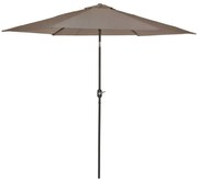 Madison Parasol Tenerife rond 300 cm taupe