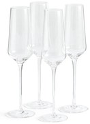 Set van 4 champagneglazen, Zonza