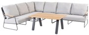 Balade hoek loungeset 5 delig antraciet 4 Seasons Outdoor