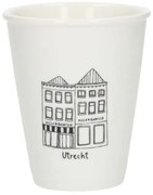 Gevel mok, Utrecht, porselein, 200 ml