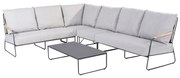 Balade hoek loungeset 5 delig antraciet 4 Seasons Outdoor