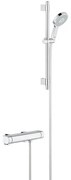 GROHE Grohtherm 2000 douchekraan thermostatisch met glijstang 60cm en cosmopolitan handdouche massage chroom 34281001