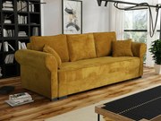 Slaapbank Columbus 130, Aantal zitplaatsen: 3, Aanwezig, 92x234x92cm, 93 kg, Poten: Hout, Hout: Grenen