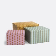 Set van 3 nestdozen met deksels, Asti