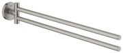 GROHE Essentials 2-lids handdoekhouder draaibaar 45cm supersteel 40371DC1