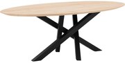 Goossens Excellent Eettafel Mente, Ovaal 220 x 120 cm