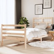 vidaXL Bedframe massief hout 90x190 cm 3FT single