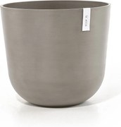 Ecopots bloempot Oslo 55  - Rond - Taupe - Diameter 55 x H48,5 cm