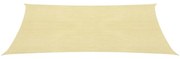 vidaXL Zonnescherm HDPE vierkant beige 3,6x3,6 m