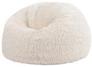 Cloudy Faux Fur Zitzak - Beige