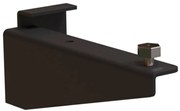 Sjithouse Furniture ophangsteun links zonder handdoekhouder mat zwart