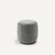 Voetsteun van stonewashed fluweel, Rosebury, ontwerp E. Gallina