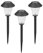 Luxform 3-delige Tuinlampenset solar LED Tropez complete set