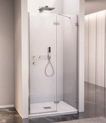 Polysan Fortis Edge nisdeur douche rechts 110cm chroom