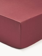 Katoensatijnen hoeslaken Premium