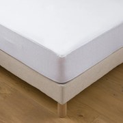 Matrasbeschermer in jersey, anti-mijt en waterafstotend, matrashoogte 21 cm