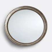 Ronde spiegel in massief mangohoutØ100 cm, Afsan