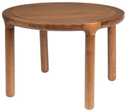 Zuiver Storm Walnut Ronde Salontafel Walnoot - 60 X 60cm.