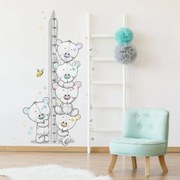 INSPIO Kinder groeimeter aan de muur - Beertjes