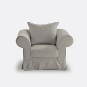 Fauteuil in katoen, comfort superieur, Adélia