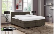 Goossens Basic Boxspring Compleet Inus, Vlak 160 x 200 cm (=2x 80 x 200 cm) met hoofdbord