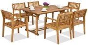 Tuinmeubelen van hout Birma/Timor 6 Garden Point