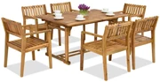 Tuinmeubelen van hout Birma/Timor 6 Garden Point