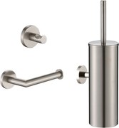 Plieger Vigo toiletaccessoiresset 3-delig geborsteld chroom
