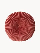 Rond handgemaakt katoenen kussen Ripple, Ø 35 cm