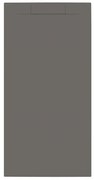 Allibert Luna douchebak Mat Gun Metal-160x80x2.9cm 247642