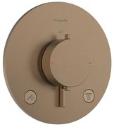 Hansgrohe Ecostat Comfort S inbouwthermostaat - 2 functies - brushed bronze (brons) 33715140