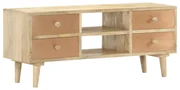 vidaXL Tv-meubel 110x30x45 cm massief mangohout
