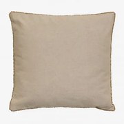 Vierkant Katoenen Kussen (45x45 Cm) Marmai Beige – Crème - Sklum