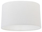 Stoffen Linnen lampenkap wit ovaal 25/16/15 Modern