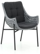 + 15% kassakorting | Dining tuinstoel | Manifesto Novara | Wicker (vlechtwerk) | Grijs | Kees Smit Tuinmeubelen
