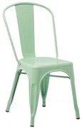 Set Van 4 Stapelbare Stoelen In Staal Lix Groen – Mint - Sklum