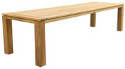 Rome teak tuintafel 320 x 100 cm. - Natural brown OP=OP