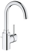 GROHE Concetto wastafelkraan L-size met afvoerplug met hoge draaibare uitloop chroom 32629002