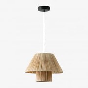 Hanglamp Van Rafia Aruel Design Natuurlijk - Sklum