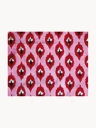 Handbedrukte katoenen placemats Atahan, 4 stuks