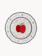 Handgemaakte ontbijtbord Frutto Della Passione van porselein