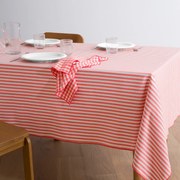 Gestreept tafelkleed geweven-geverfd, 30% gerecycled katoen, SOIZIC