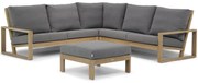 Hoek loungeset 5 personen Teak Old teak greywash  Lifestyle Garden Furniture Pure Island