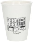 Gevel mok, Antwerpen Vleminck, porselein, 200 ml