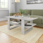 vidaXL Salontafel 110x55x42 cm bewerkt hout betongrijs