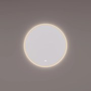 Hipp Design 13500 ronde spiegel 80cm goud met LED en spiegelverwarming