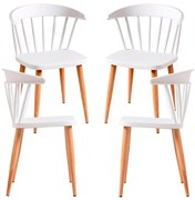 Pak 4 Candy Stoelen