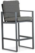 Barstoel Aluminium Grijs-antraciet Lifestyle Garden Furniture Nuno