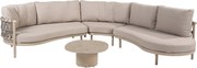 Sofie Piacenza modulaire hoek loungeset 4 delig keramiek latte Taste 4SO